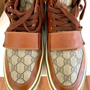 Vintage Gucci Men Hightop Shoes